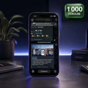 Promo 1K  — Тест-драйв для Telegram-каналів