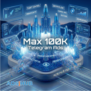 Пакет Max 100K максимального охоплення Telegram Ads