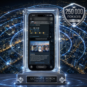 Ультимативний пакет Premium 250K Telegram Ads